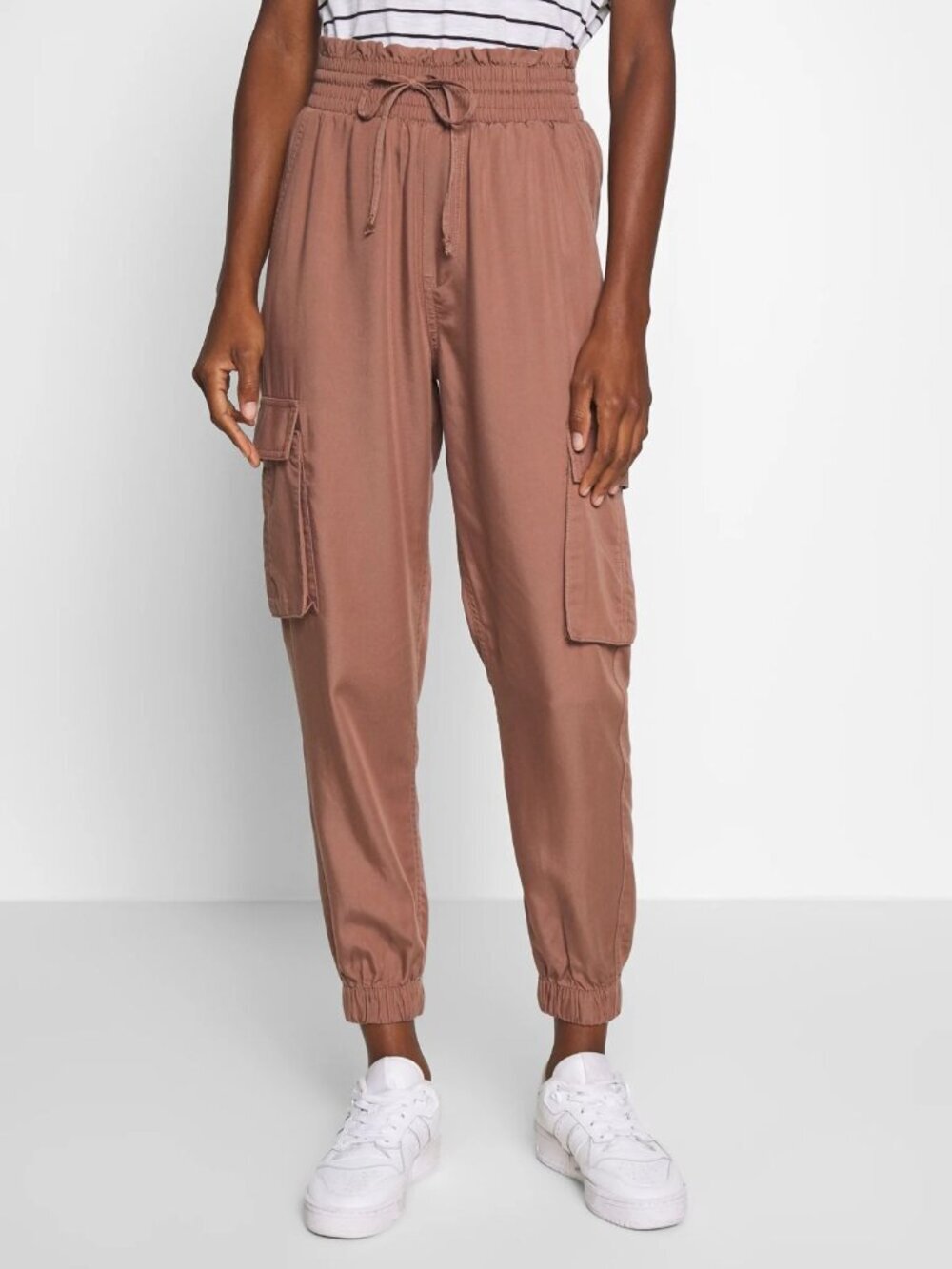 Abercrombie & Fitch Brown Cargo Jogger Pants Size Small 36382